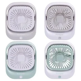 Mini ventilatore da tavolo ricaricabile con USB, 3 velocità, Kooper