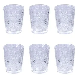 Set 6 bicchieri acqua 250 ml in vetro, Piña Colada
