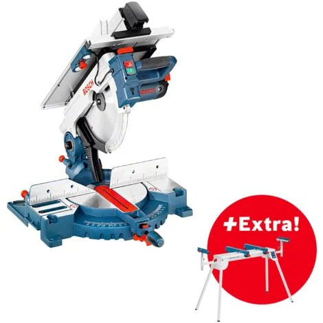 Troncatrice combinata Bosch GTM 12 JL Professional 1800 W – sega radiale + banco sega multifunzione