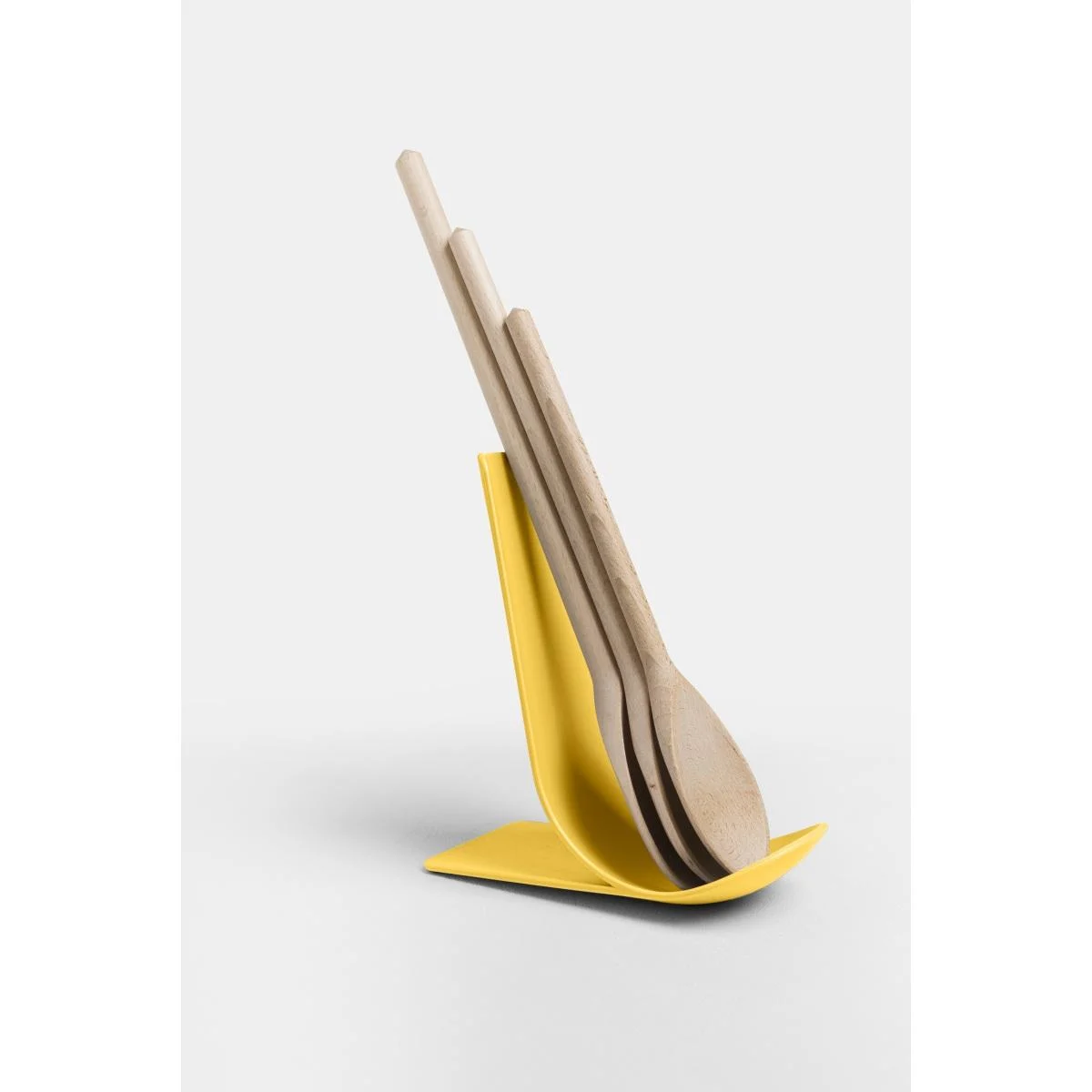Poggia Mestolo Stand Giallo cm.23x16x17