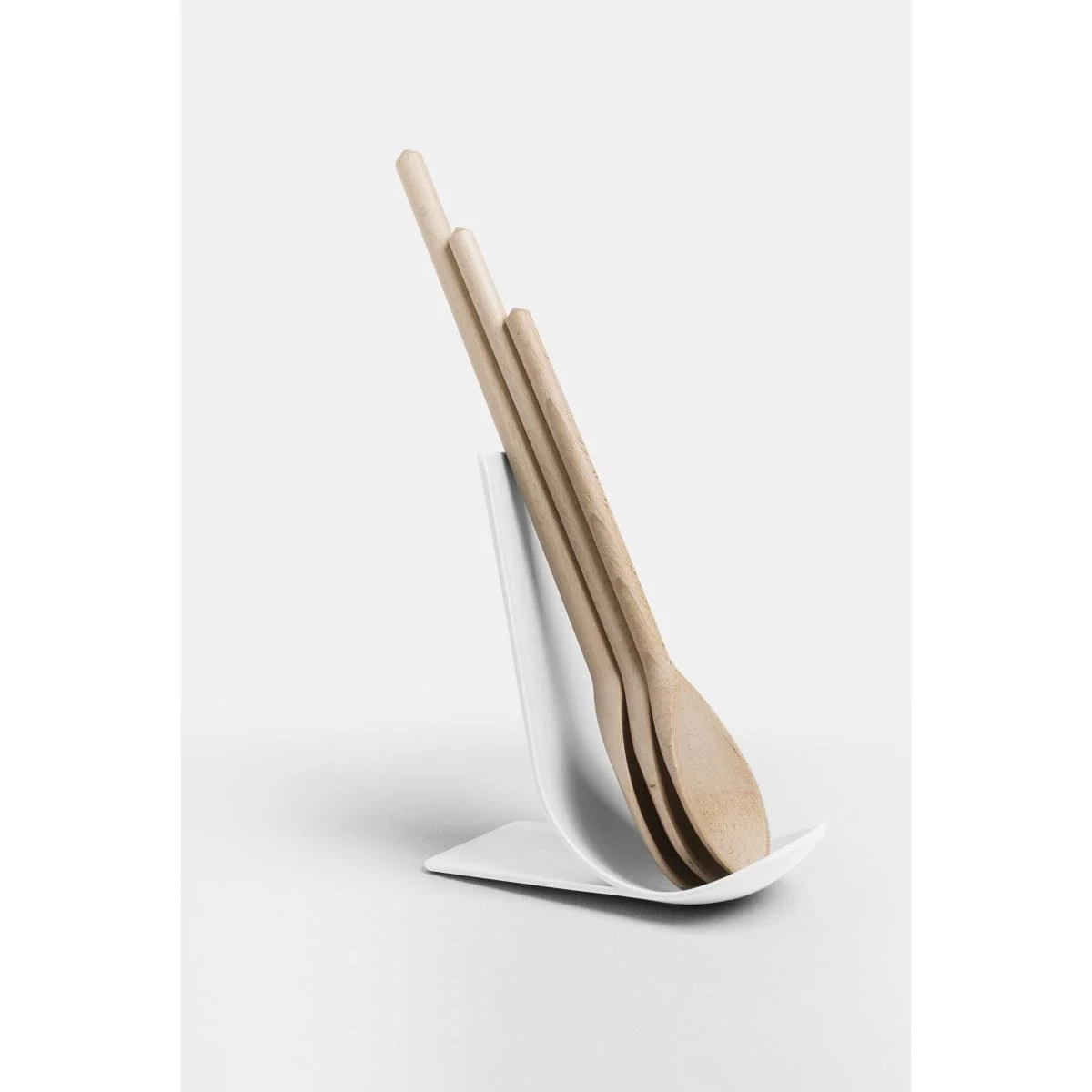 Poggia Mestolo Stand Bianco cm.23x16x17