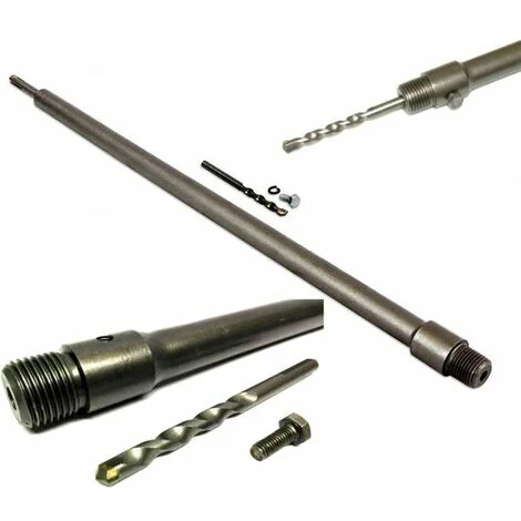 ASTA BARRA PER FRESA CAROTATRICE ATTACCO SDS MAX 600MM LUNGHEZZA 60CM CON PUNTA