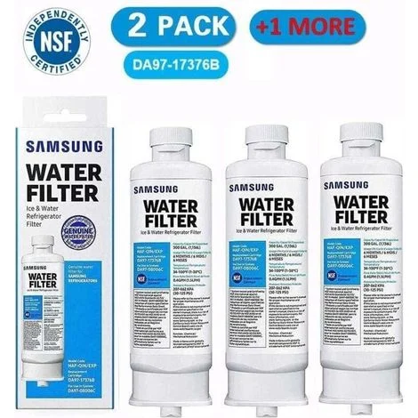 Filtri per l'acqua Samsung compatibili – Set da 3 pezzi, modelli DA97-17376B, DA97-08006C, HAF-QIN e HAF-QIN/EXP