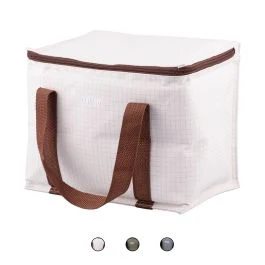 Borsa termica 8 L, interno in alluminio decoro quadri esterno, Esté