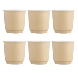 Set 6 tazzine caffè 100 ml, Oh Sandy, Forma