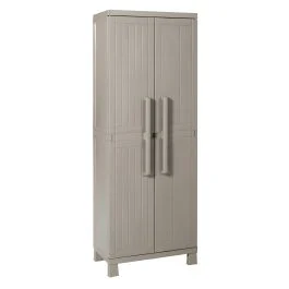 Armadio alto midi a 2 ante in plastica pp 65x37x173 cm, Woody's