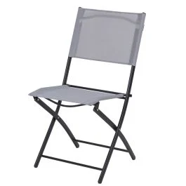 Sedia pieghevole da esterno nera, Maratea Esté