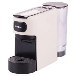 Macchina caffè espresso a cialde avorio, 1350W, Kooper