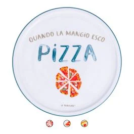 Piatto pizza/portata in porcellana, Le Travisate