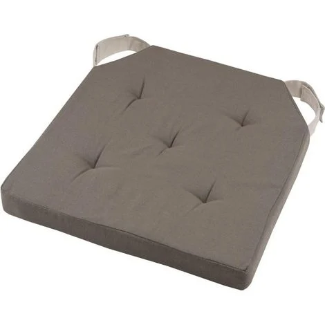 Cuscino per sedia DUO 38x38 cm, color tortora chiaro