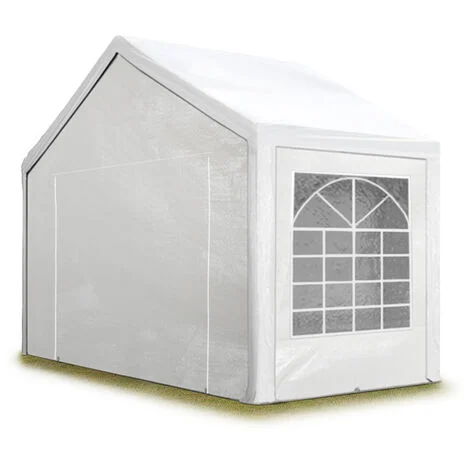 Tendone per Feste Gazebo 3x2 m bianco PE 350 N Impermeabile Protezione UV Tenda Giardino Sagre Eventi Mercati Esterno