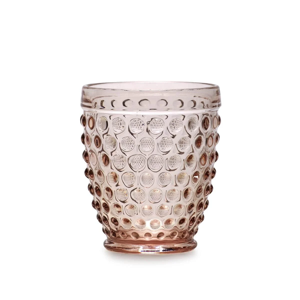 Bicchiere Vetro Singolo Ibiza Rosa ml.300