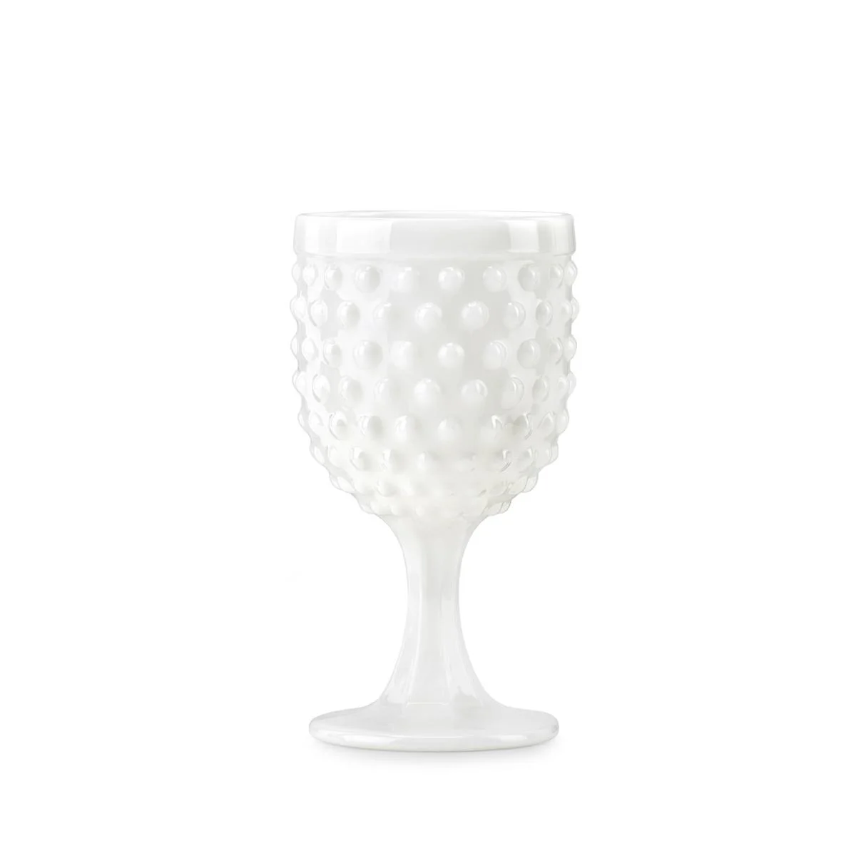 Bicchiere Vetro Singolo Calice Ibiza Bianco ml.300