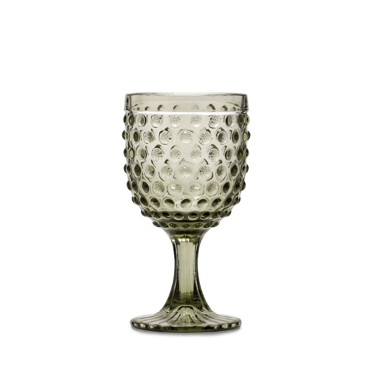 Bicchiere Vetro Singolo Calice Ibiza Grigio ml.300