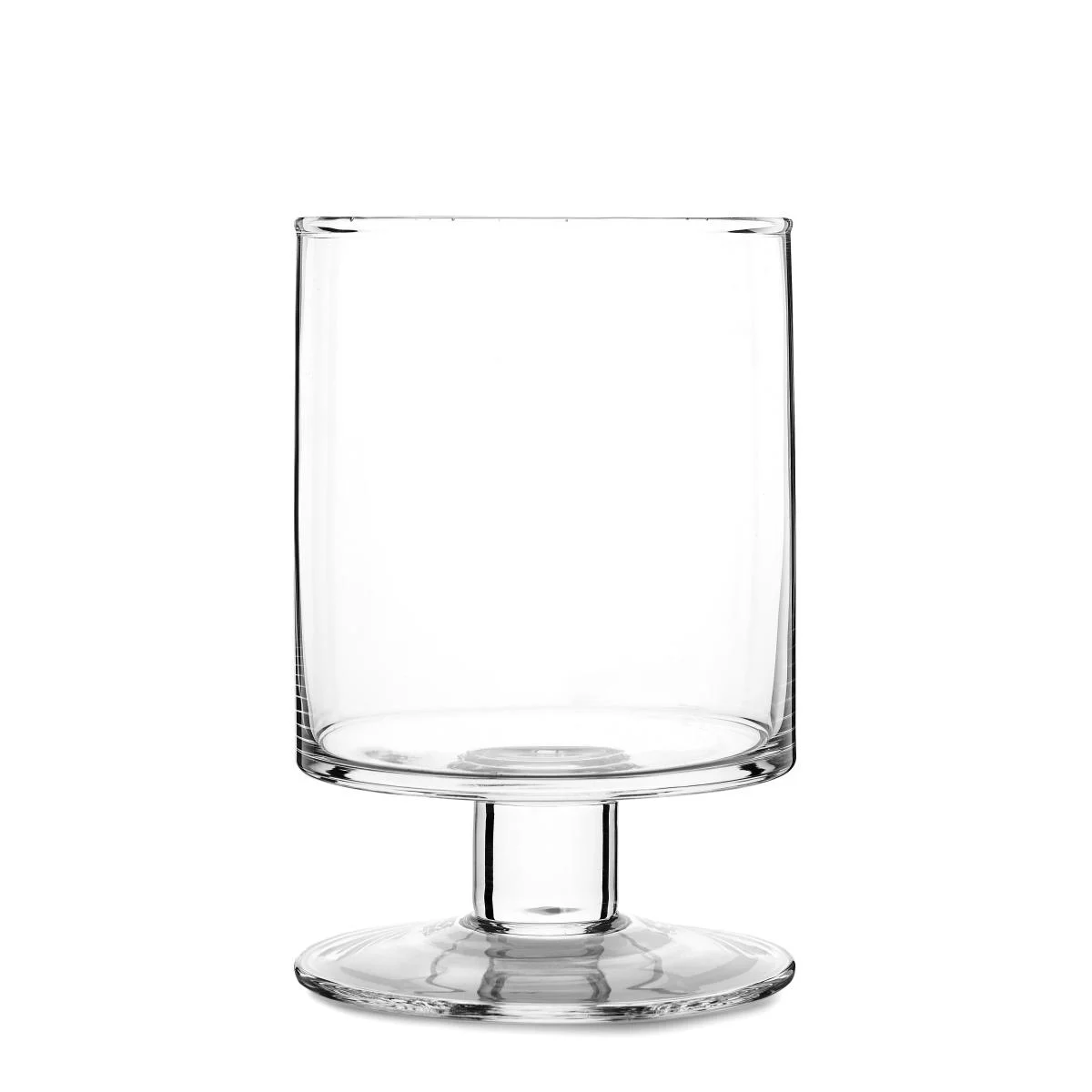 Vaso Vetro Portacandele Melodie cm.15x23