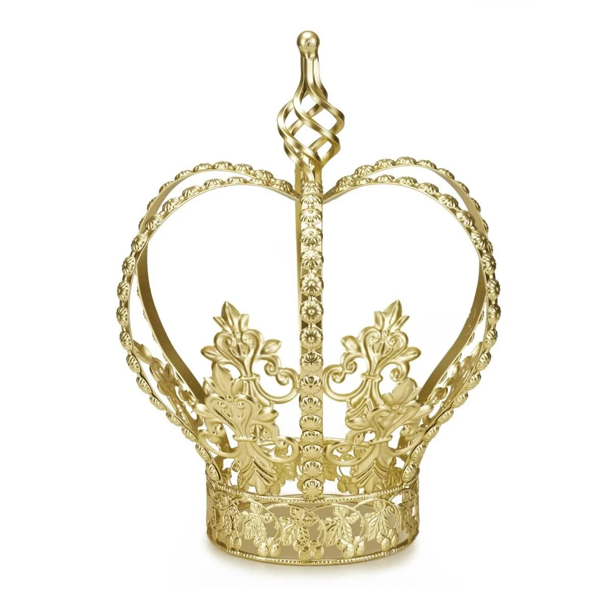Portacandela Metallo Corona Oro Mrs.Crown cm.35