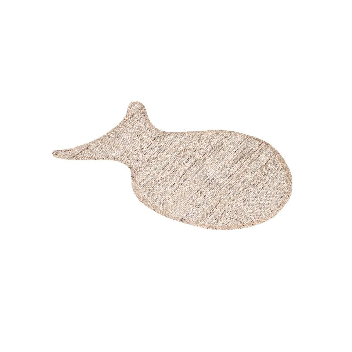 Tovaglietta Tessuto Mare Pesce Beige cm.30x45xh0,5