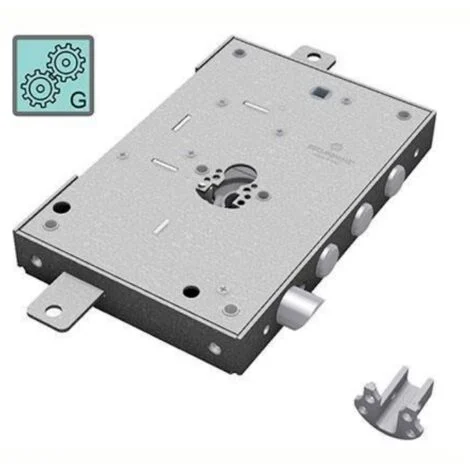 Securemme Serratura Triplice Per Porte Blindate Sx Reversibile Interasse Mm.37 Art. 265