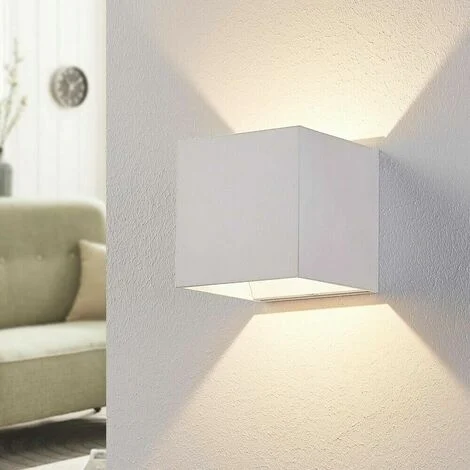 Applique 12 Watt Da Parete Esterno Faretto Led Luce Neutra Naturale 4000k Es46bn