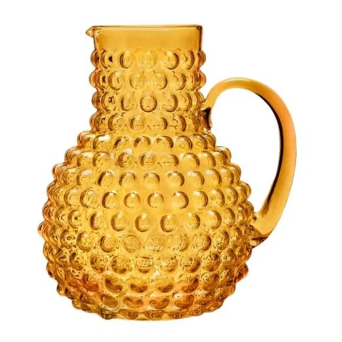 Caraffa Vetro Ibiza Giallo Ambra Lt.2