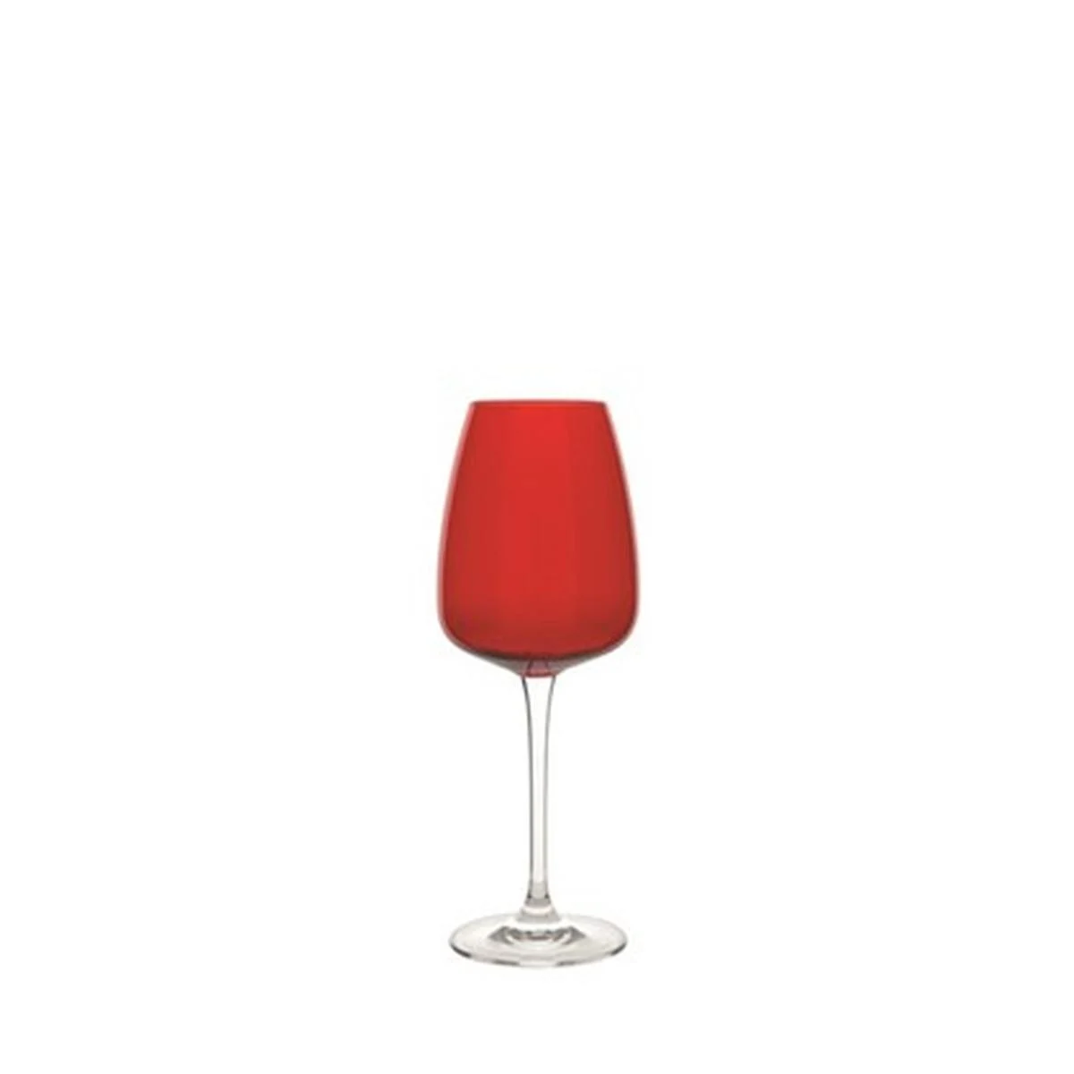 Bicchieri Vetro Set pz.6 Calice Vino Passion ml.440