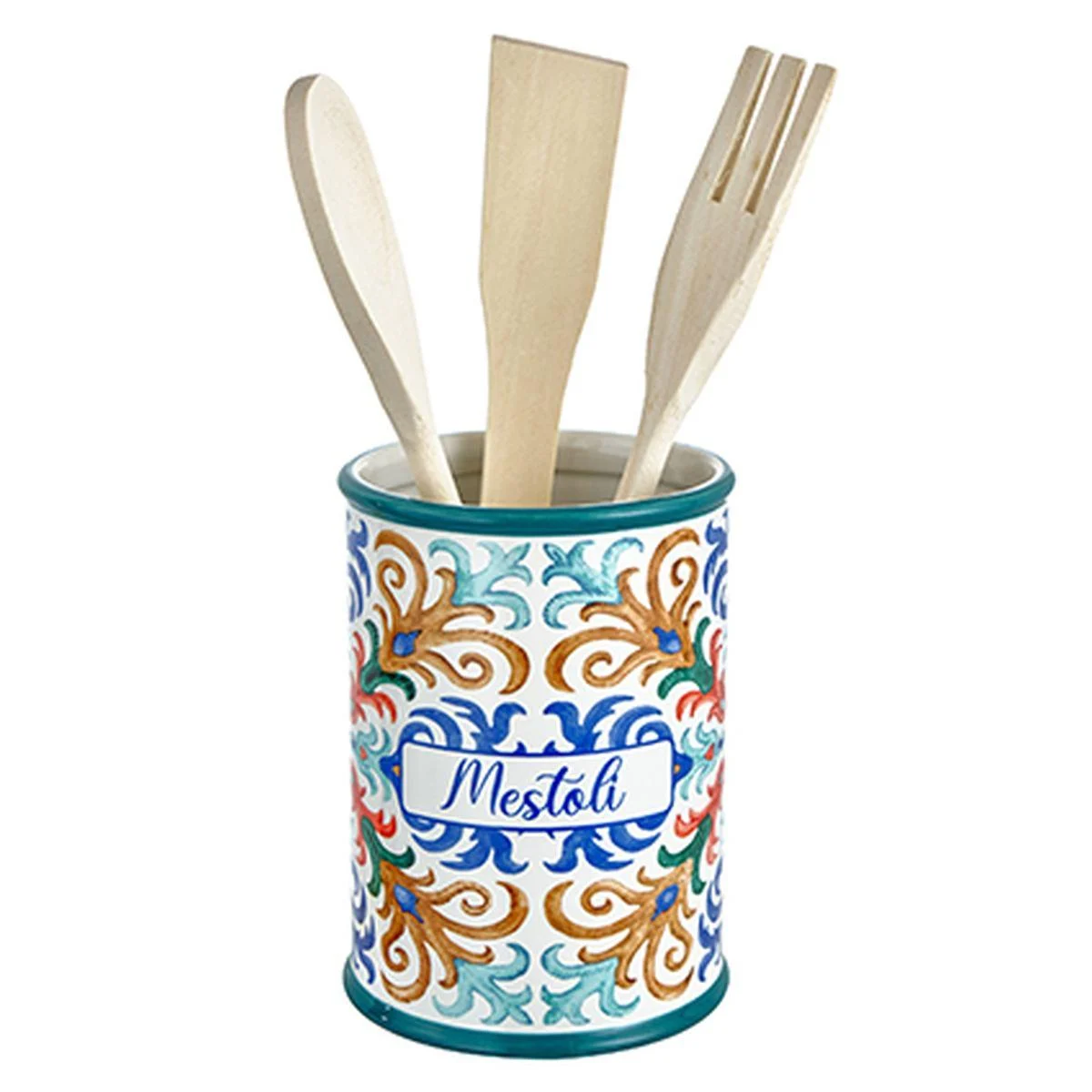 Porta Mestoli Stoneware Capri pz.4