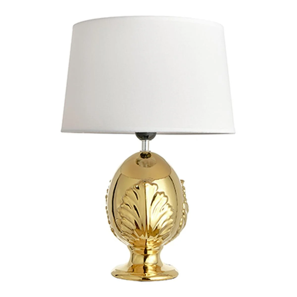 Lampada Tavolo Ceramica Pumo Oro cm.30x45