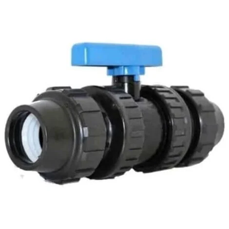 Raccordo in Polipropilene 25mm, Connettore per tubo Sistema di irrigazione Raccordo a PE Connettore a Morsetto, per Tubi 25 mm