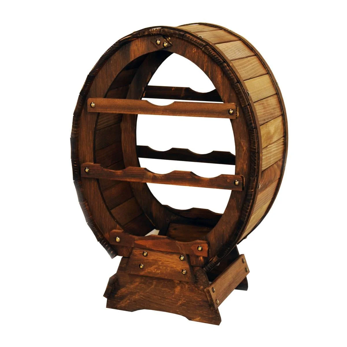 Portabottiglie Legno Cantinetta 6 Posti cm.35x24x50