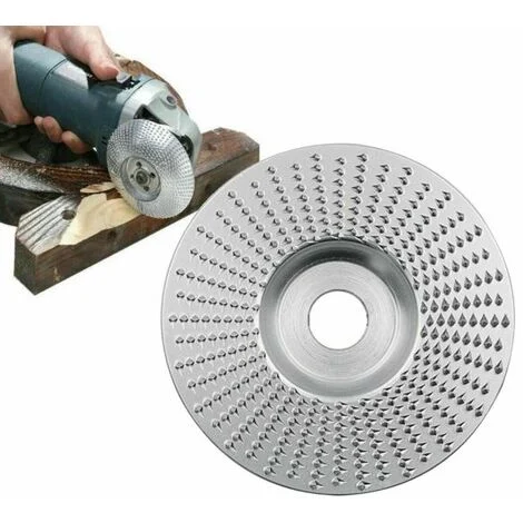 Disco per smerigliatrice angolare raspa levigatura intaglio legno 123mm 66013