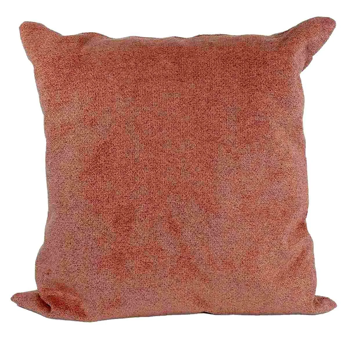 Cuscino Arredo Bouclè Rosa Antico cm.53x53x22