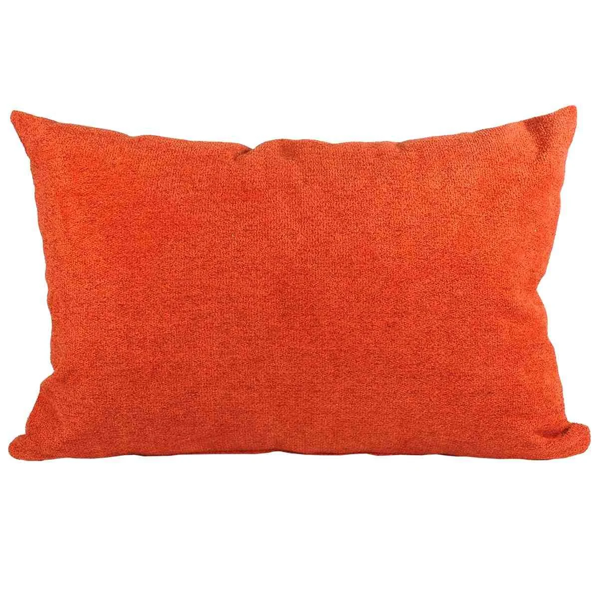 Cuscino Arredo Bouclè Rosso cm.40x60x20
