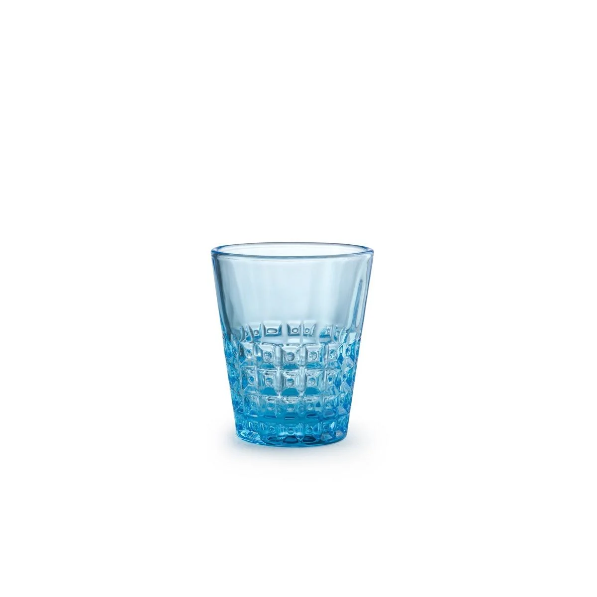 Bicchiere Vetro Singolo Acqua Windsor Azzurro ml.250