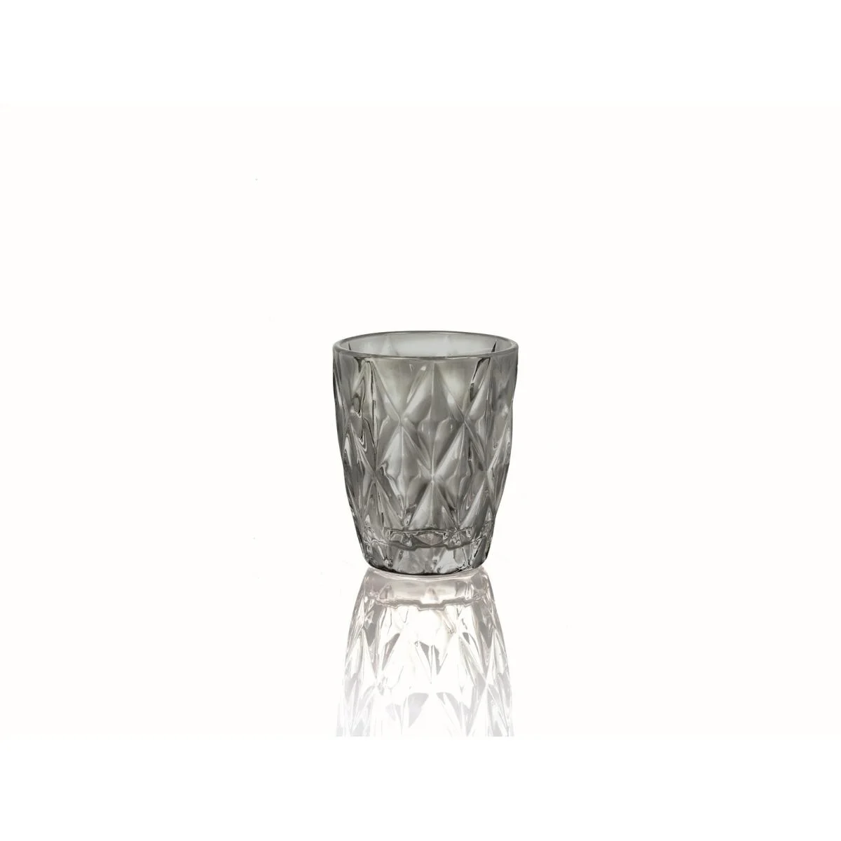 Bicchiere Vetro Singolo Acqua Loira Grigio ml.250