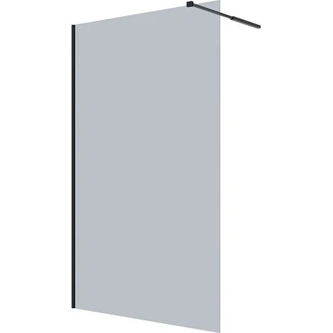 [NEW VERSION]Parete per doccia walk in vetro grigio 120 x 200 cm - MALIKA
