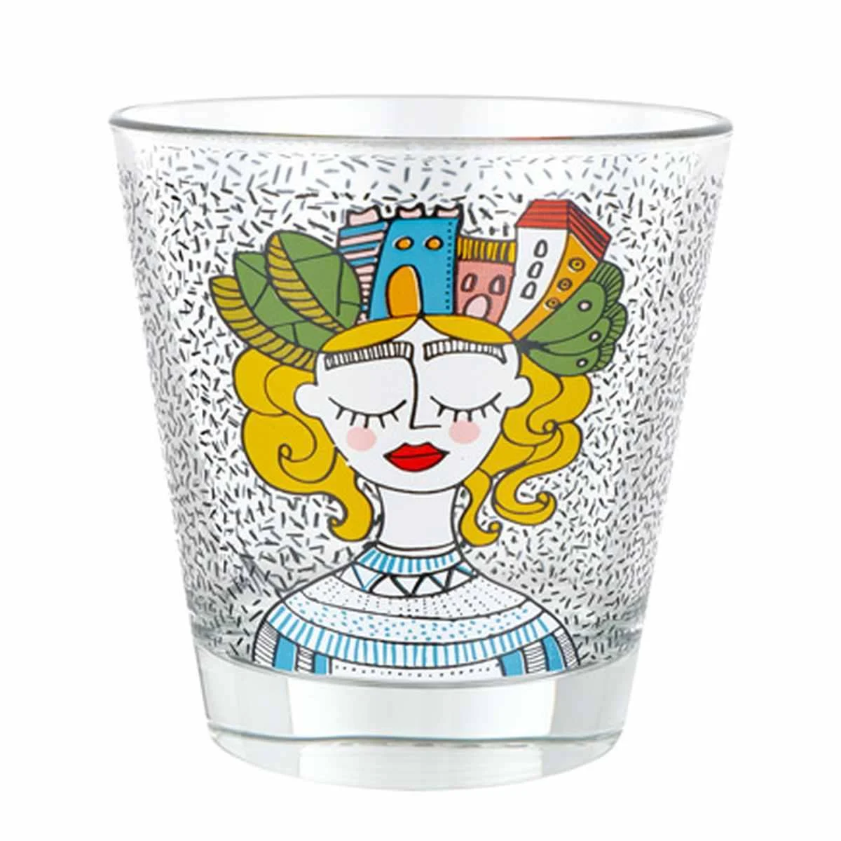 Bicchieri Vetro Set pz.6 Acqua Stilose ml.250