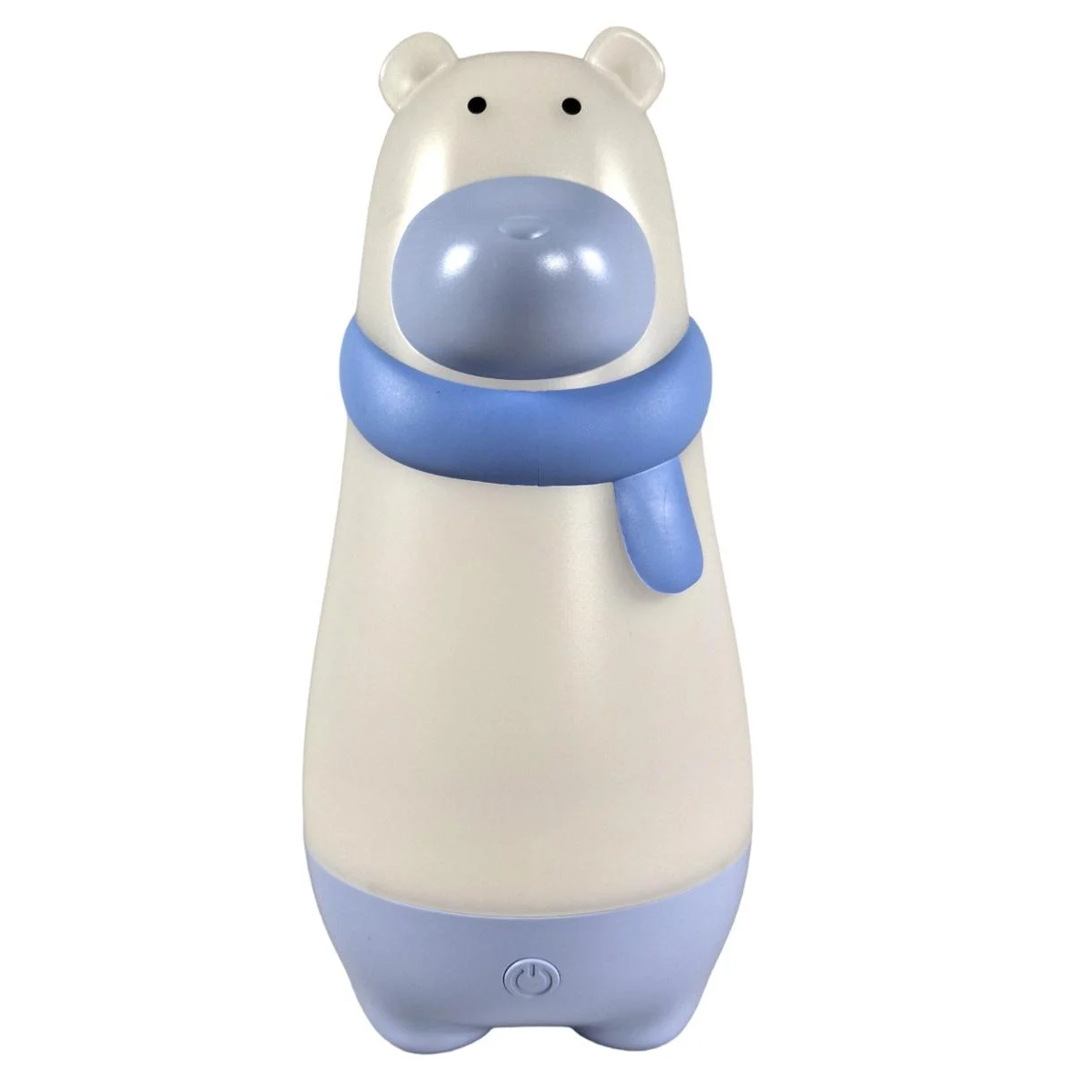 Lampada Tavolo Led ABS Orsetto Yoghi Azzurro con Cavo USB cm.20
