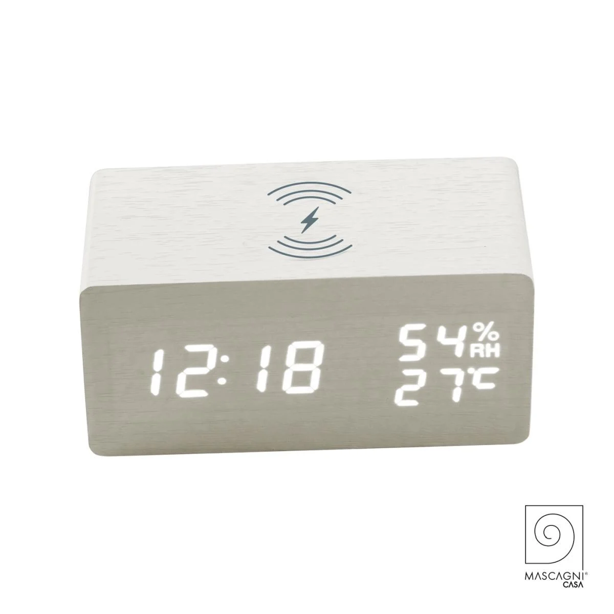 Sveglia Wireless con Cavetto USB cm.17x7x7