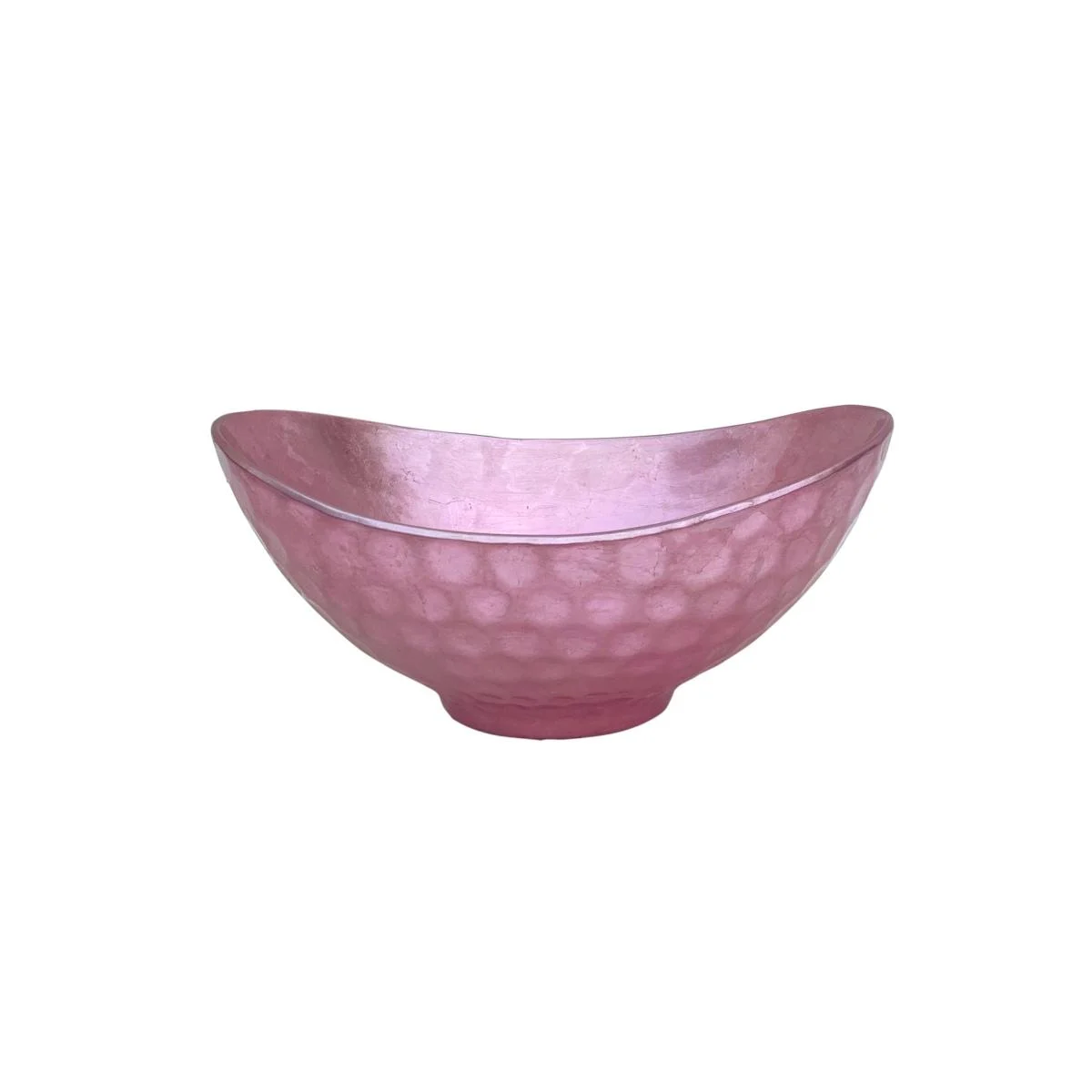 Centrotavola Ceramica Rosa cm.26x21x9 -452/54C358