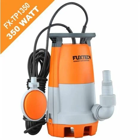 FUXTEC pompa sommersa a immersione per acque reflue TP1350 da giardino 350 Watt