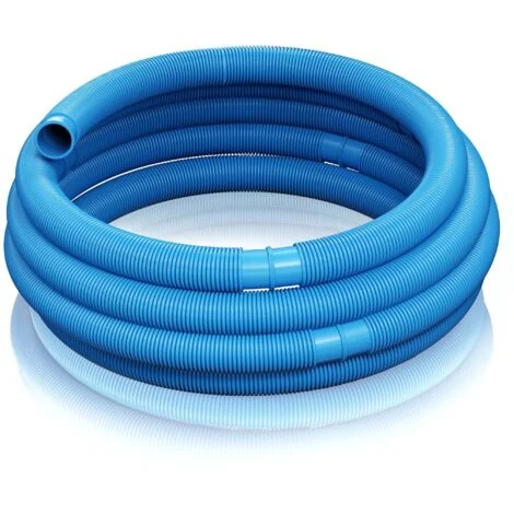 Wiltec Tubo per piscina blu, 15m ø 38 mm, sezionabile ogni 1,5 m, galleggiante, in resina 190 g/m Made in EU