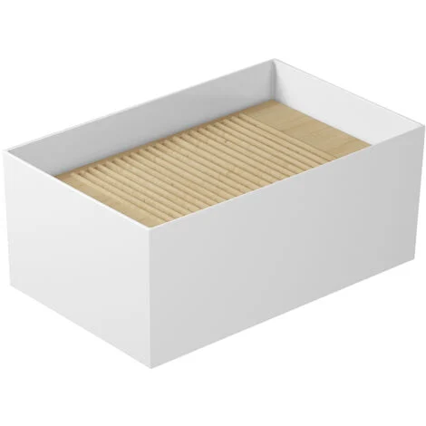 Lavatoio MEG11 appoggio/sospeso cm. 60x38 in ceramica bianco