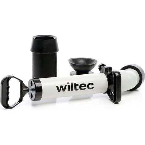Wiltec Pompa per pulizia tubi ad alta pressione Sturatubi Pulizia rapida tubature Per bagno e WC