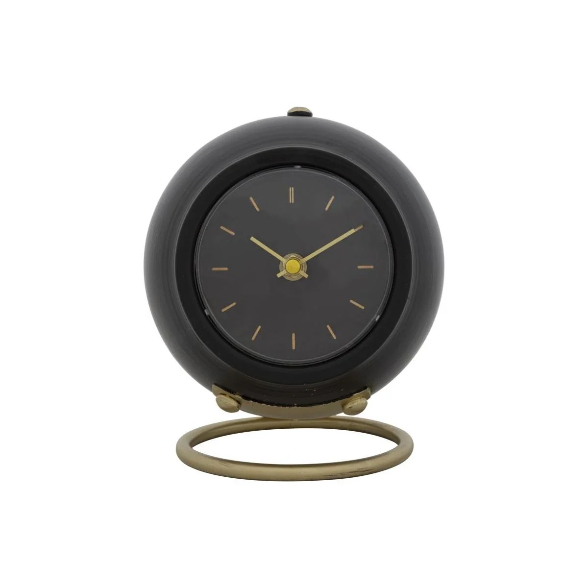 Orologio Tavolo Ball Nero cm.16x13x19