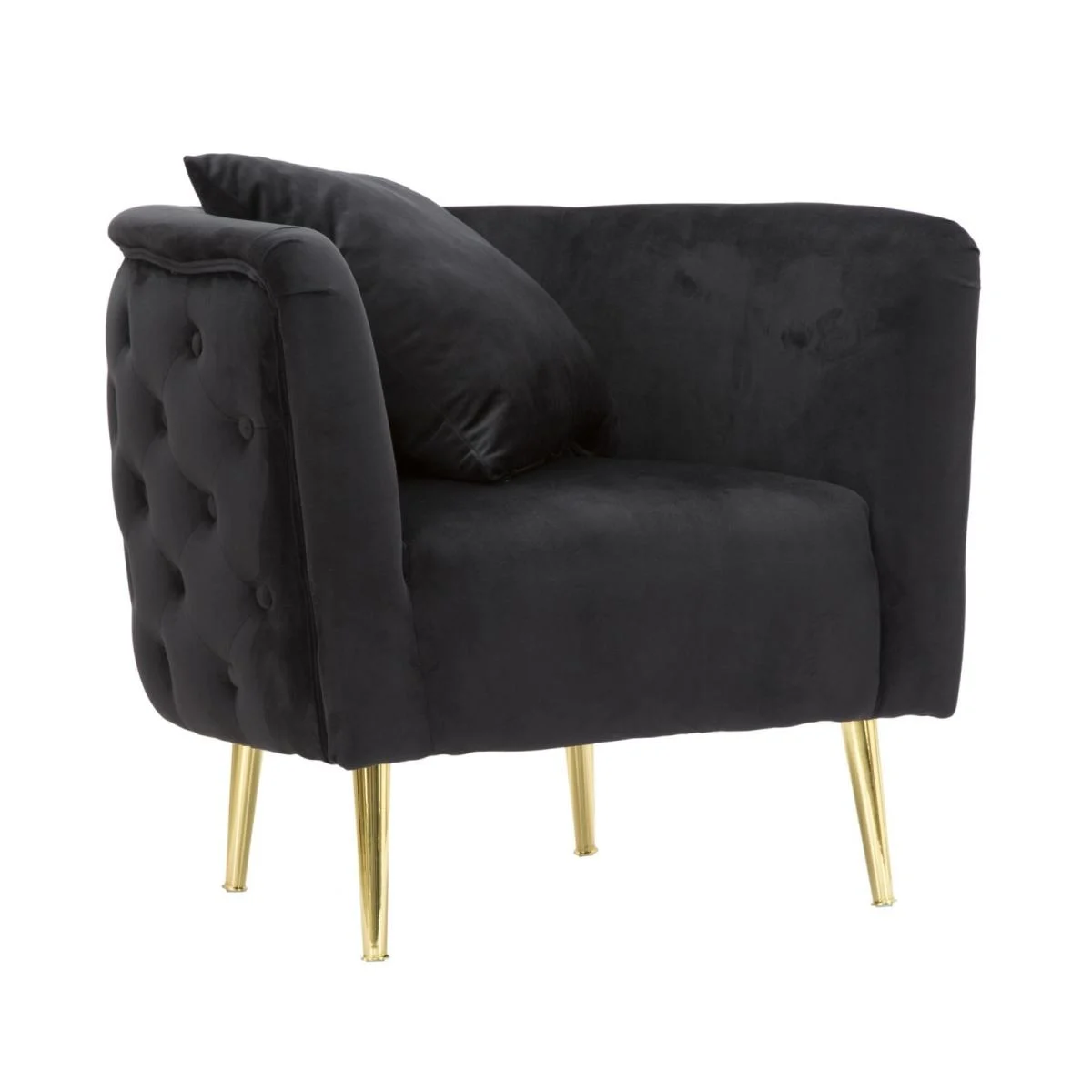 Poltrona Bucarest Nero cm.76x74x71
