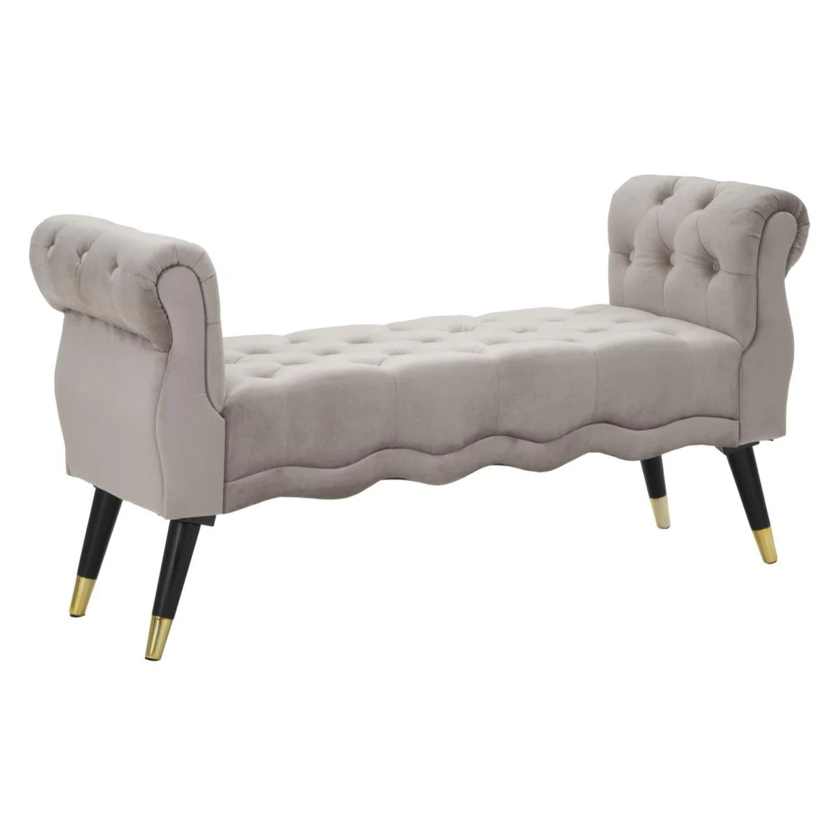 Panchetta Paris Grigia/Gold cm.120x40x60