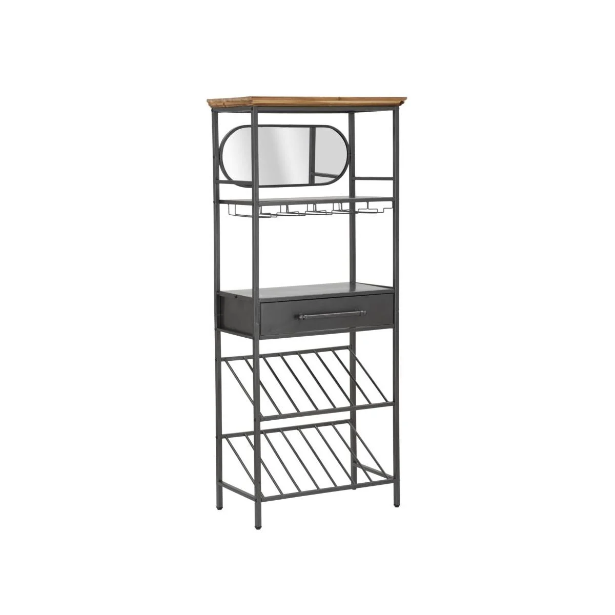 Mobile Porta Bottiglie Industry cm.68x37x165