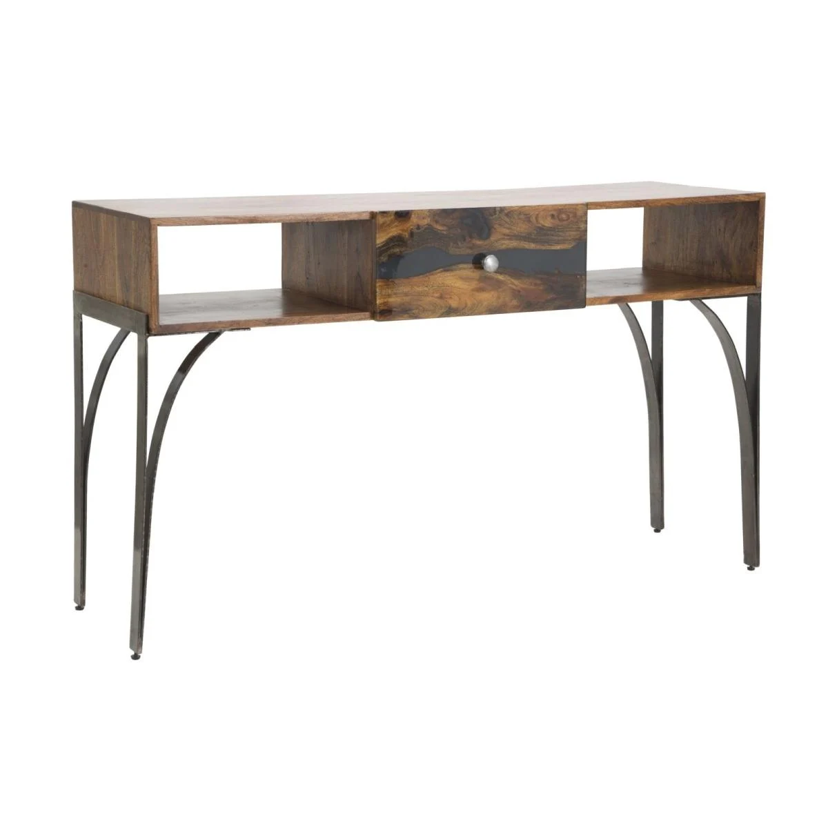 Consolle Mustang cm.130x40x80 Legno Di Acacia Nilotica