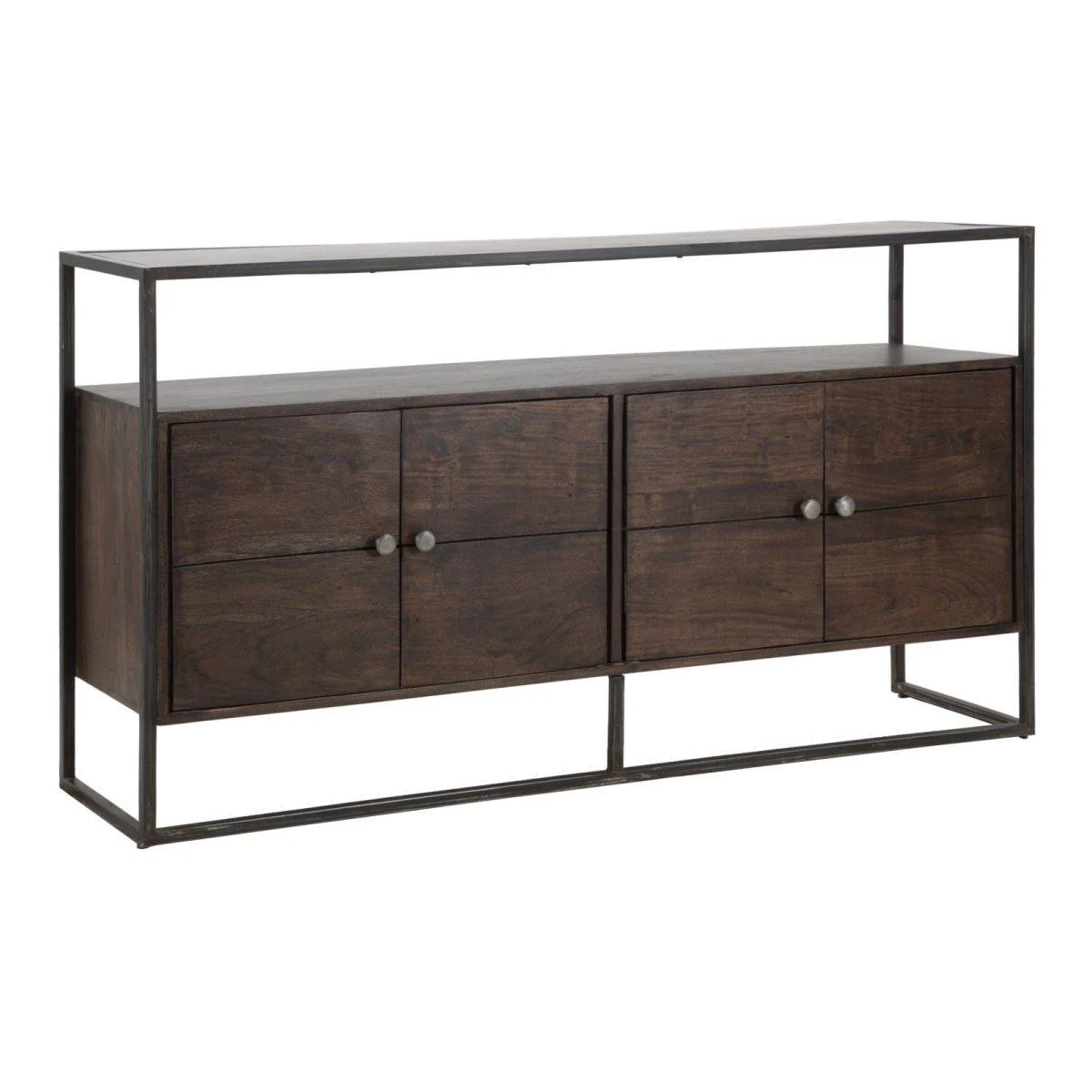 Mobile Burn cm.150x40x83 Legno Di Acacia Nilotica