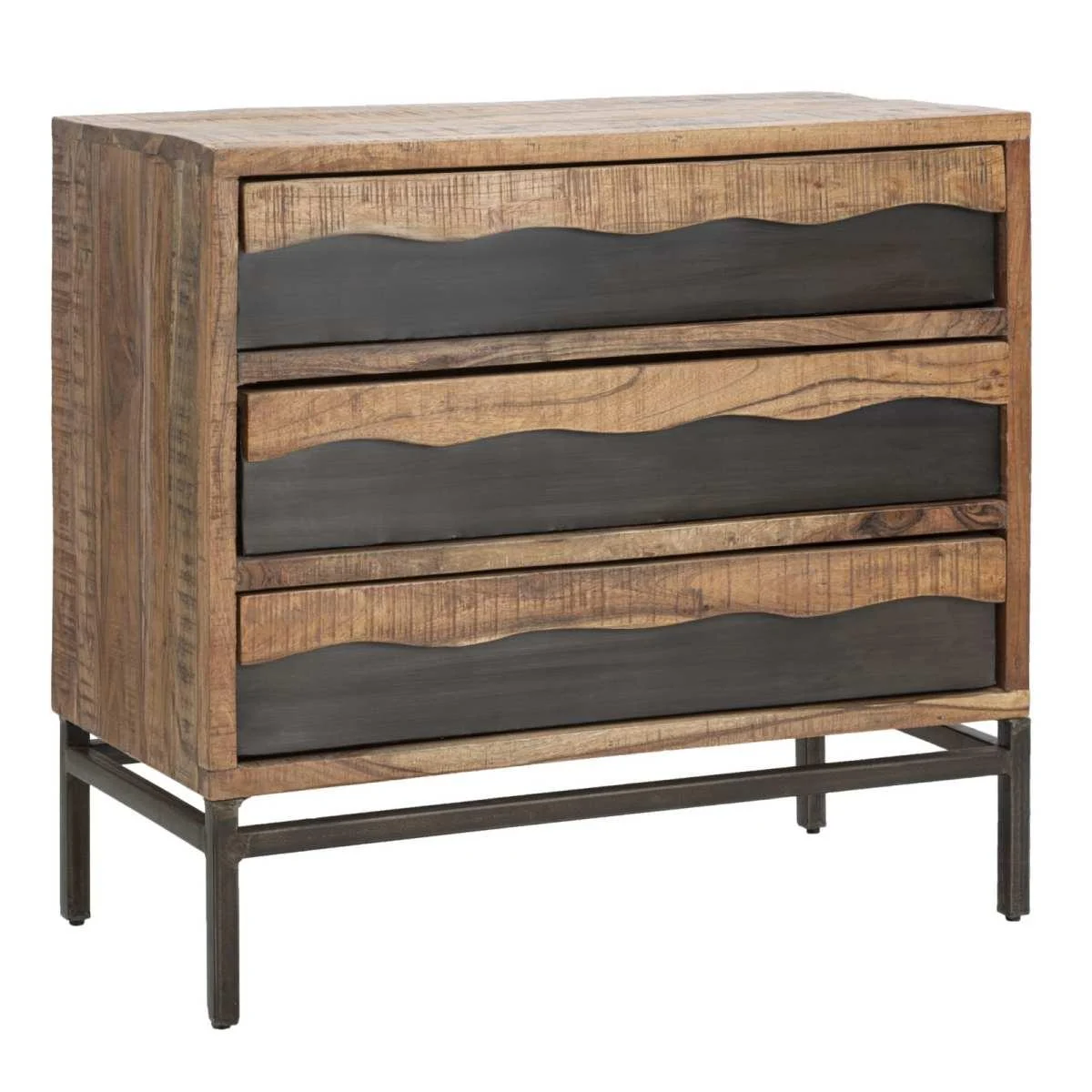 Como' Yellowstone cm.88x45x80 Legno Di Acacia Nilotica